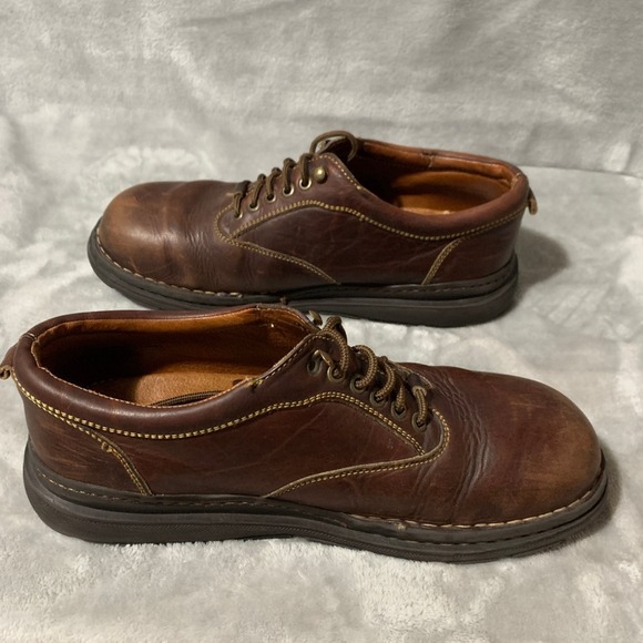 Born Men's Brown Leather Lace-Up Dress Shoes Size 11.5 Comfort Chunky Academia - Picture 4 of 14